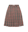 PLEATED PLAID SKIRT