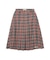 PLEATED PLAID SKIRT