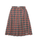 PLEATED PLAID SKIRT