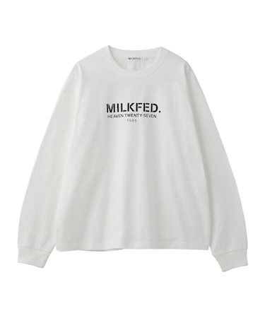 STENCIL LOGO WIDE L/S TEE