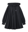 VOLUME SLEEVE HOODED BLOUSE
