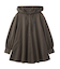 VOLUME SLEEVE HOODED BLOUSE