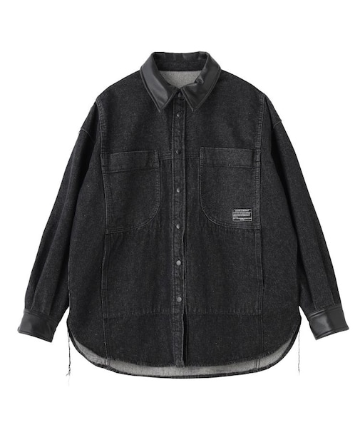 WIDE DENIM SHIRT