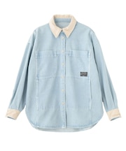 WIDE DENIM SHIRT