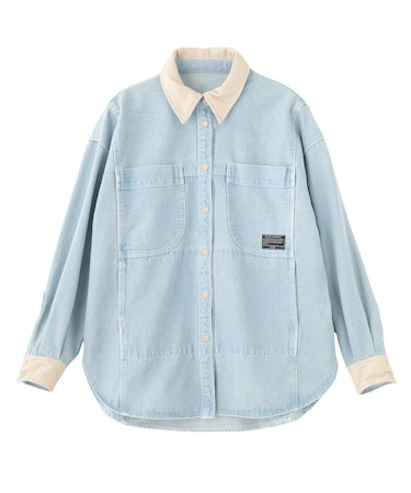 WIDE DENIM SHIRT