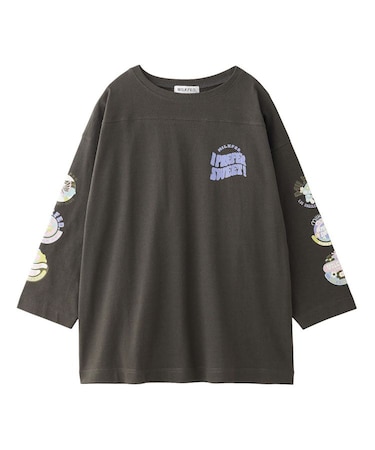 70S LOGO THREE QUARTER SLEEVE TOP
