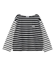 STRIPED L/S TOP
