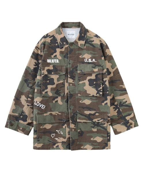 RIPSTOP MILITARY JACKET｜ミルクフェドの通販｜&mall（アンド