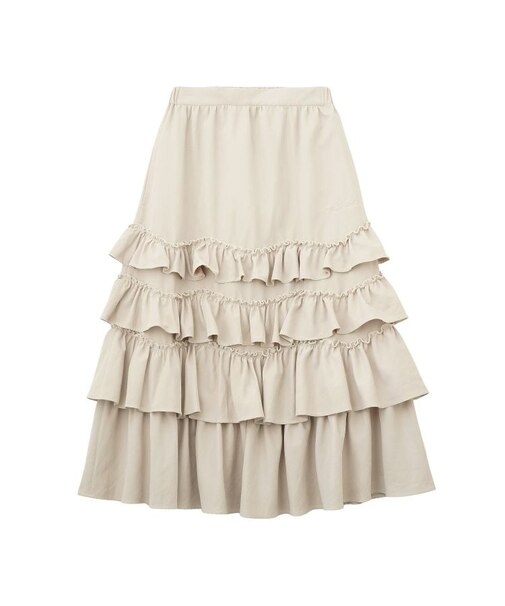 SOLID DIRNDL SKIRT