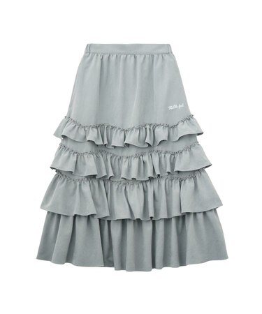 SOLID DIRNDL SKIRT