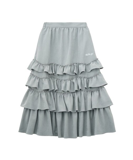 SOLID DIRNDL SKIRT