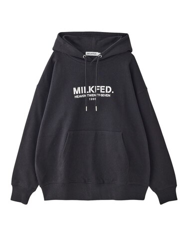 STENCIL LOGO WIDE SWEAT HOODIE