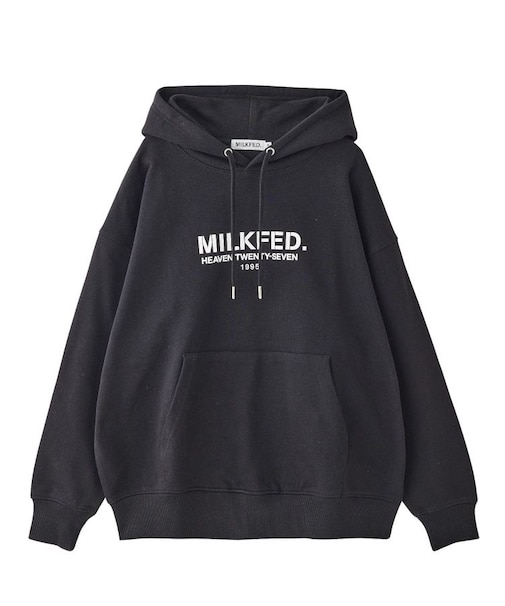 STENCIL LOGO WIDE SWEAT HOODIE