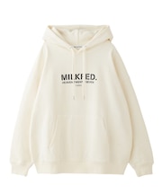 STENCIL LOGO WIDE SWEAT HOODIE