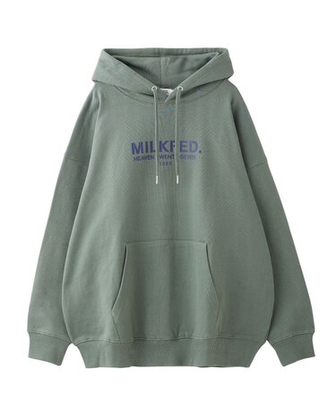 STENCIL LOGO WIDE SWEAT HOODIE