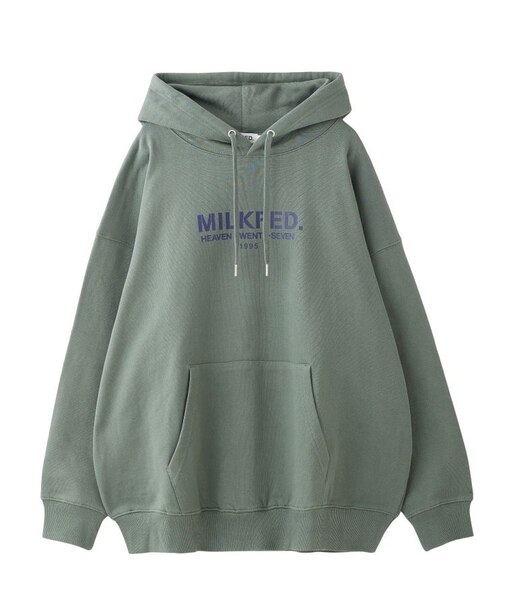 STENCIL LOGO WIDE SWEAT HOODIE