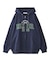 COLLEGE PATCH ZIP UP HOODIE