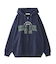 COLLEGE PATCH ZIP UP HOODIE