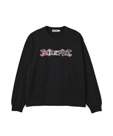 PATTERNED LOGO L/S TEE