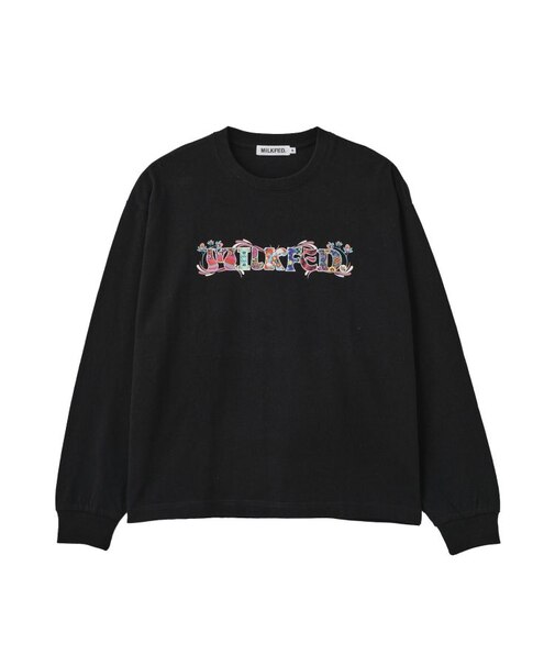 PATTERNED LOGO L/S TEE