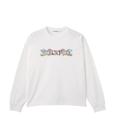 PATTERNED LOGO L/S TEE