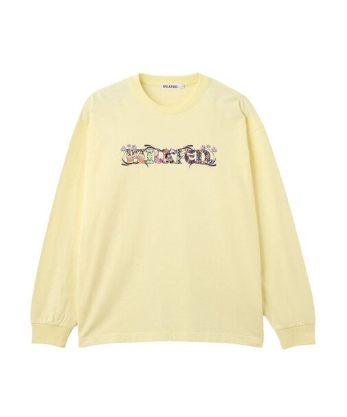 PATTERNED LOGO L/S TEE