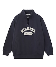 COLLEGE LOGO HALF ZIP TOP
