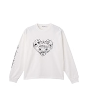 HEART AND ROSE L/S TEE