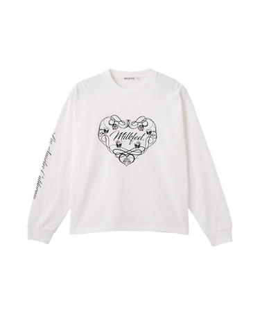 HEART AND ROSE L/S TEE