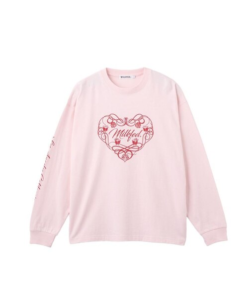 HEART AND ROSE L/S TEE