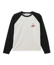 CHERRY FLOCK PRINT B/B TEE