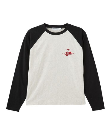CHERRY FLOCK PRINT B/B TEE