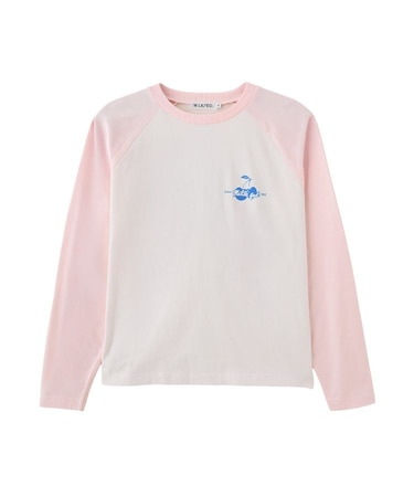 CHERRY FLOCK PRINT B/B TEE