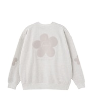 FLOWER ELBOW PATCH SWEAT TOP