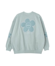 FLOWER ELBOW PATCH SWEAT TOP