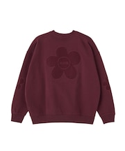 FLOWER ELBOW PATCH SWEAT TOP