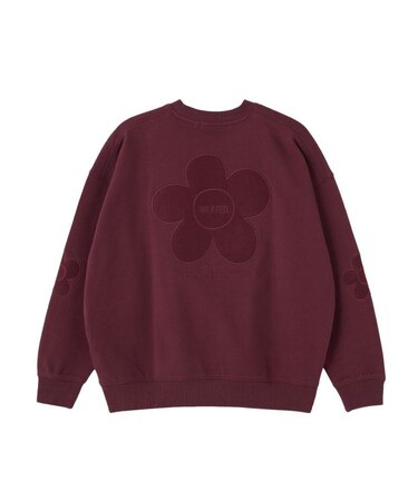 FLOWER ELBOW PATCH SWEAT TOP