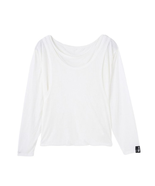 LAYERED LOOK L/S TOP