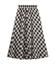FLARE PLAID SKIRT