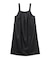 FAUX LEATHER TUCK DRESS