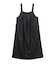 FAUX LEATHER TUCK DRESS