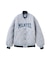 SATIN LOGO PATCH QUILTED JACKET