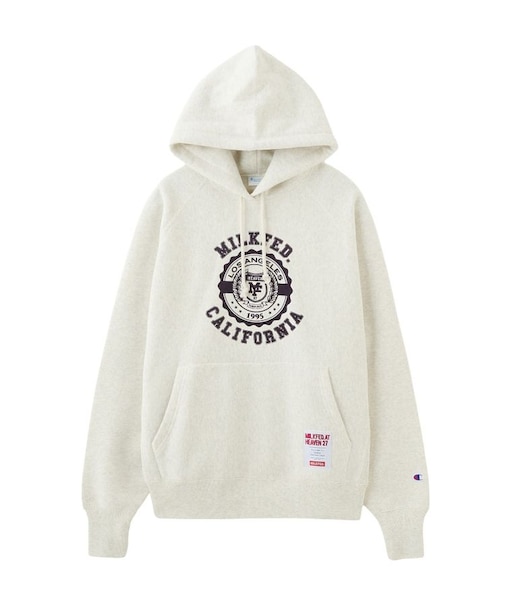 MILKFED. x CHAMPION COLLEGE LOGO SWEAT HOODIE