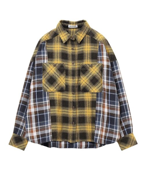 WASHED PANEL SHIRT