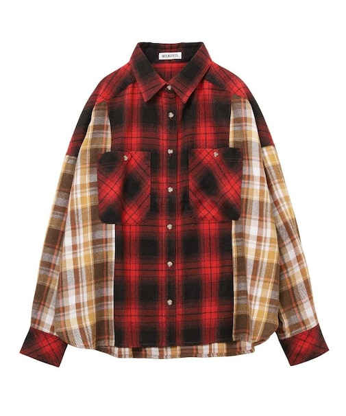WASHED PANEL SHIRT