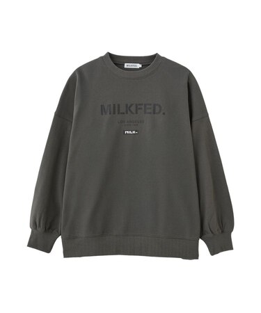 STENCIL AND BAR LOGO BIG SWEAT TOP