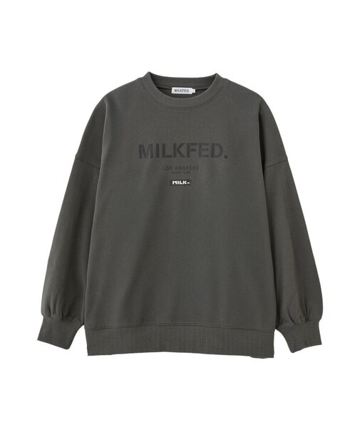 STENCIL AND BAR LOGO BIG SWEAT TOP