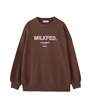 STENCIL AND BAR LOGO BIG SWEAT TOP