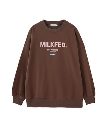 STENCIL AND BAR LOGO BIG SWEAT TOP