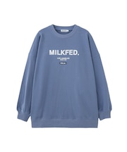 STENCIL AND BAR LOGO BIG SWEAT TOP